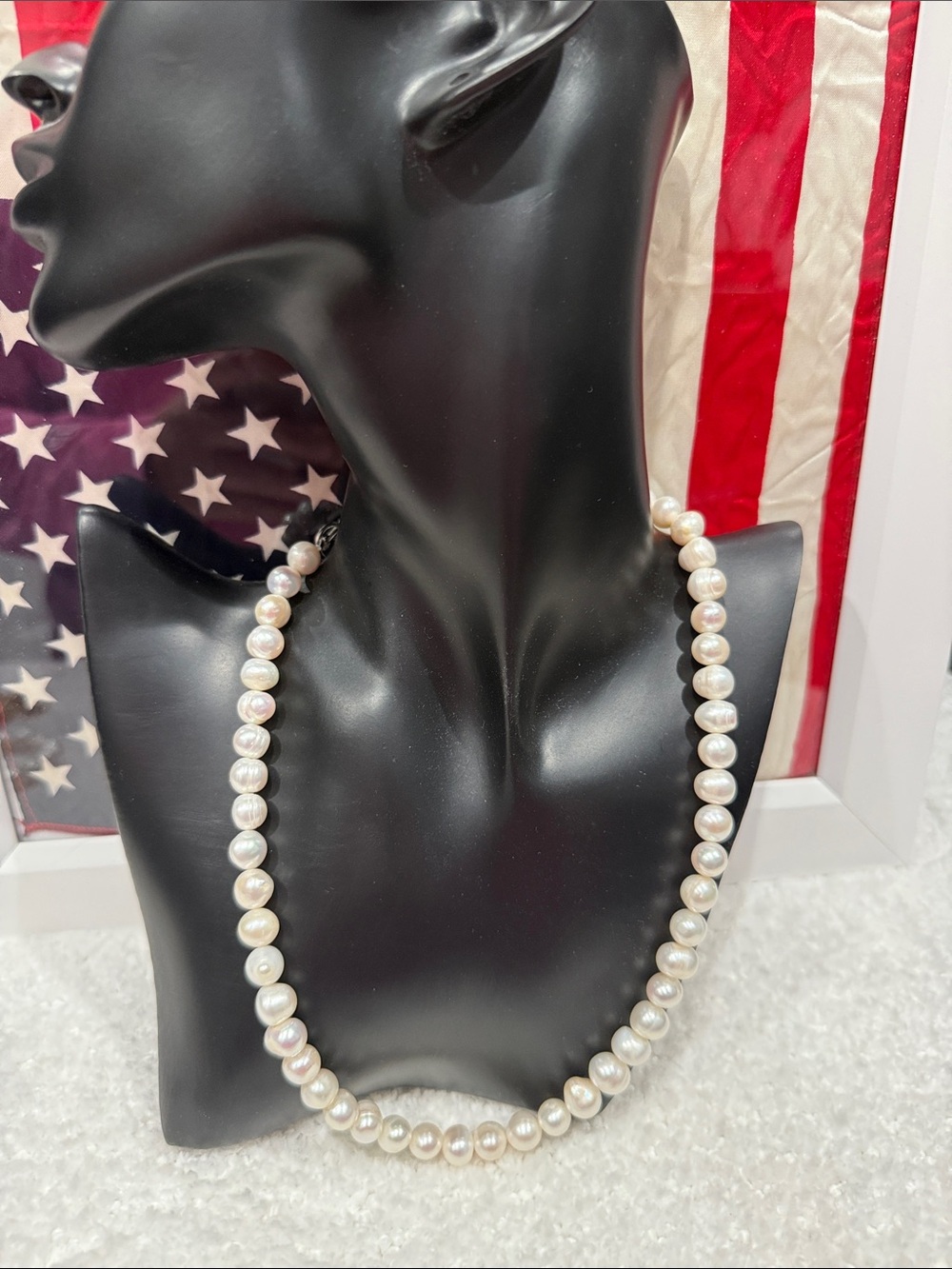 Classic White fresh water  Pearl Necklace - Elegant Women's Jewelry